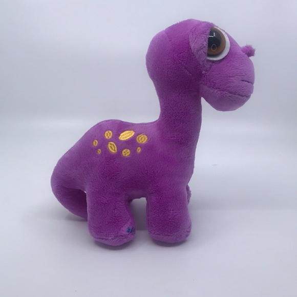 Russ Lil Peepers Purple Donosaur Plush Betsie Stuffed Animal. - Picture 2 of 6
